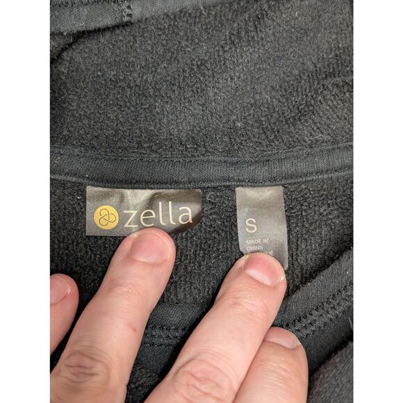 Zella Nordstrom Zip Up Hoodie In Black - Picture 2 of 5